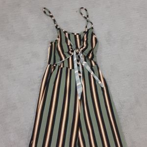 Striped pansuit